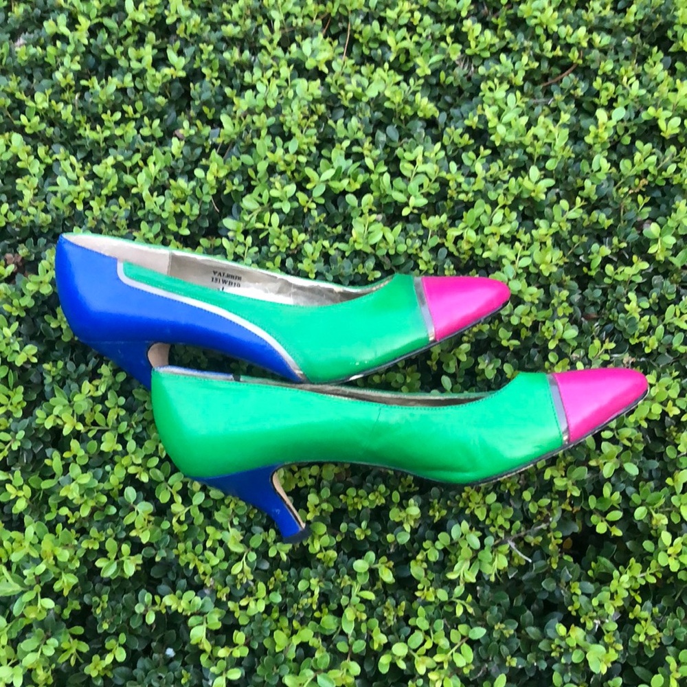 Naturalizer heels - tricolored